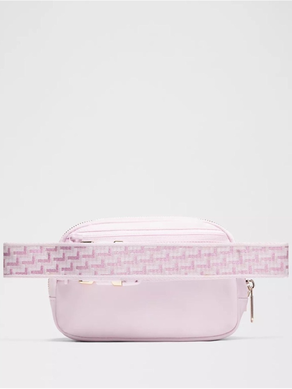 Lululemon Everywhere Belt Bag 1L L Monogram Metallic Blissful Pink/Gold - RARE - Picture 2 of 15